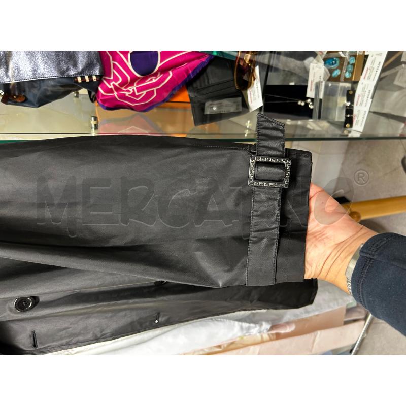 TRENCH UOMO VERSACE V2 NERO  | Mercatino dell'Usato Tivoli 5