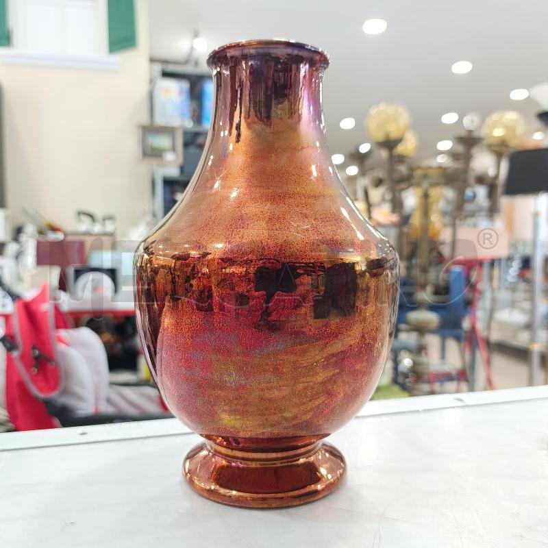VASO BOTTEGA GATTI FAENZA JUDRIO RIMINI 1991 ALETZZA 24 CM | Mercatino dell'Usato Tivoli 1