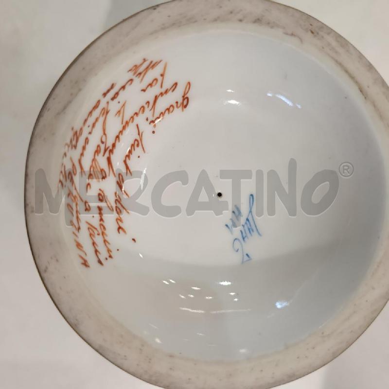 VASO PORCELLANA CAMILLE LE TALLEC -ALTEZZA 14 CM | Mercatino dell'Usato Tivoli 4