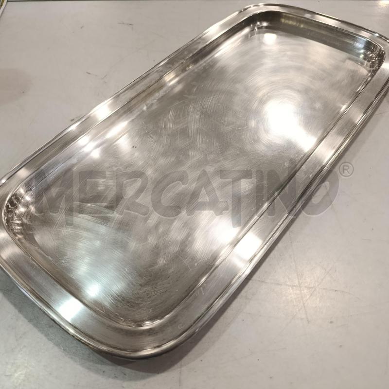 VASSOIO ZANETTI 63X30 ARGENTATO | Mercatino dell'Usato Tivoli 1
