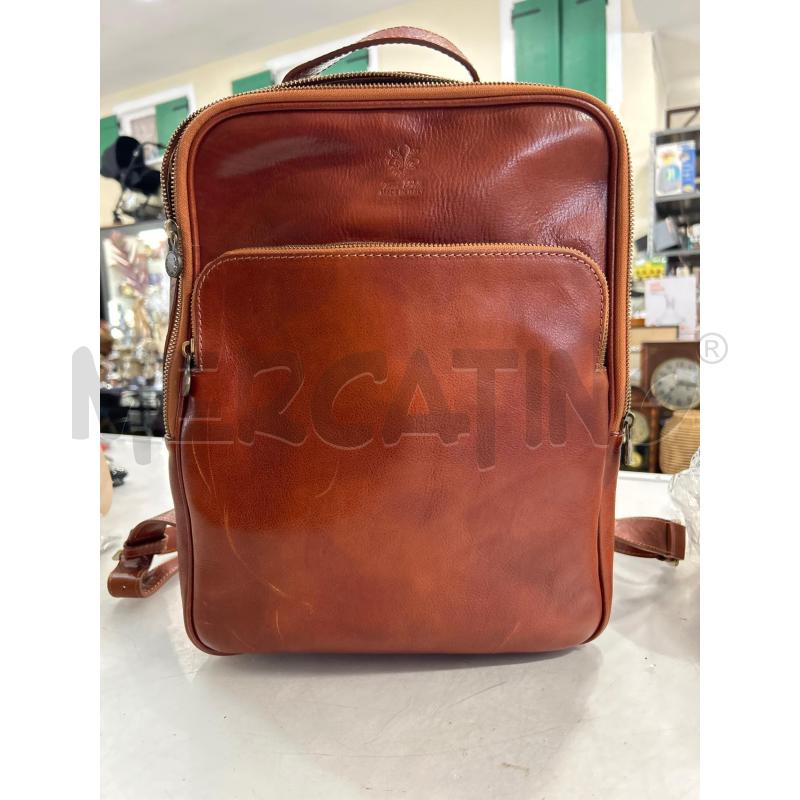 ZAINO PELLE MARRONE MADE IN ITALY | Mercatino dell'Usato Tivoli 1