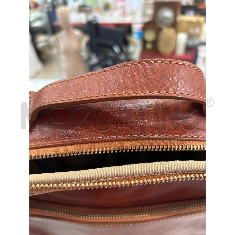 ZAINO PELLE MARRONE MADE IN ITALY | Mercatino dell'Usato Tivoli 3