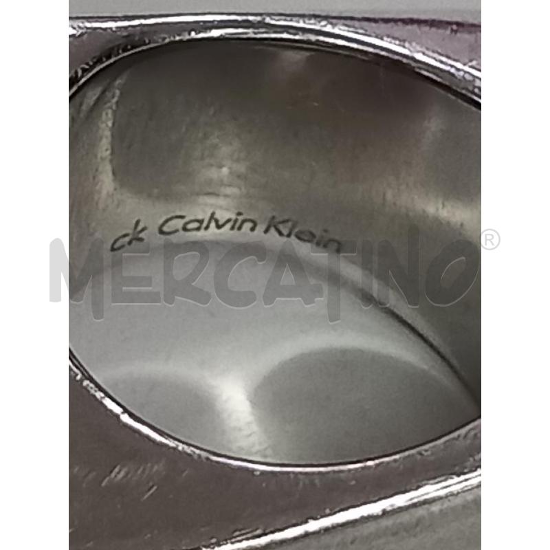 ANELLO DONNA CALVIN KLEIN ACCIAIO | Mercatino dell'Usato Roma porta di roma 2