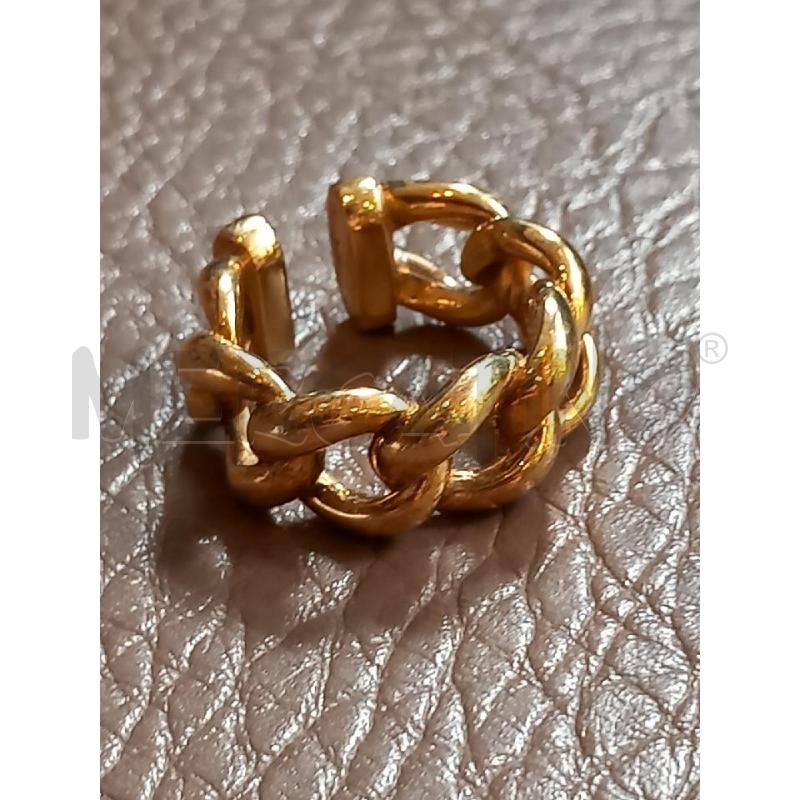 ANELLO DORATO FRALEONI CATENA | Mercatino dell'Usato Roma porta di roma 1