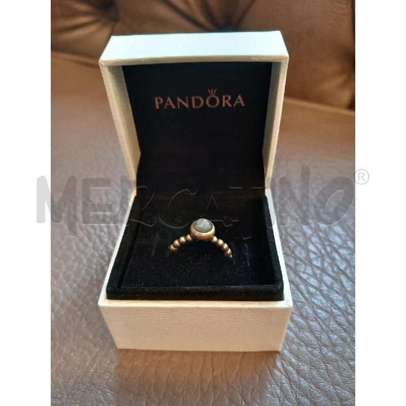 ANELLO D PANDORA CENTRALE GRIGIO | Mercatino dell'Usato Roma porta di roma 1
