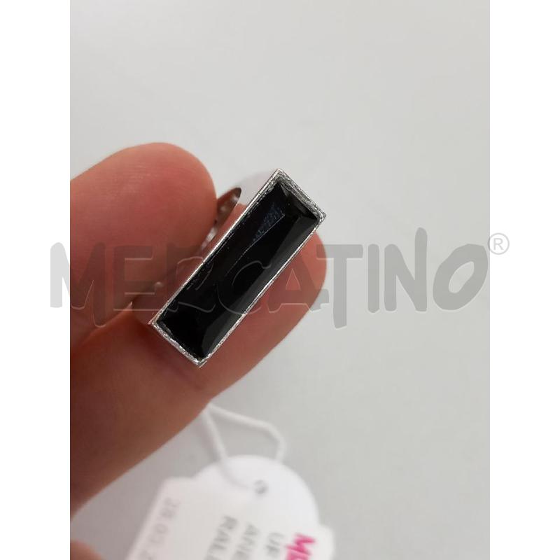 ANELLO SWAROVSKI CENTRALE NERO | Mercatino dell'Usato Roma porta di roma 3