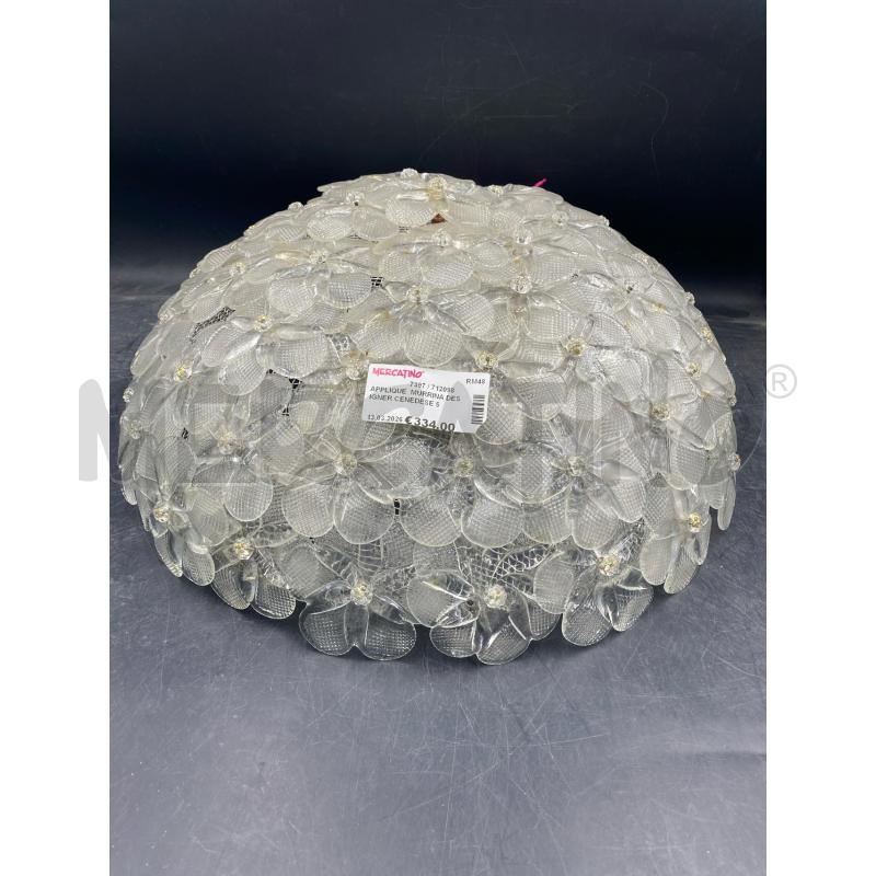 APPLIQUE  MURRINA DESIGNER CENEDESE 50CM | Mercatino dell'Usato Roma porta di roma 1