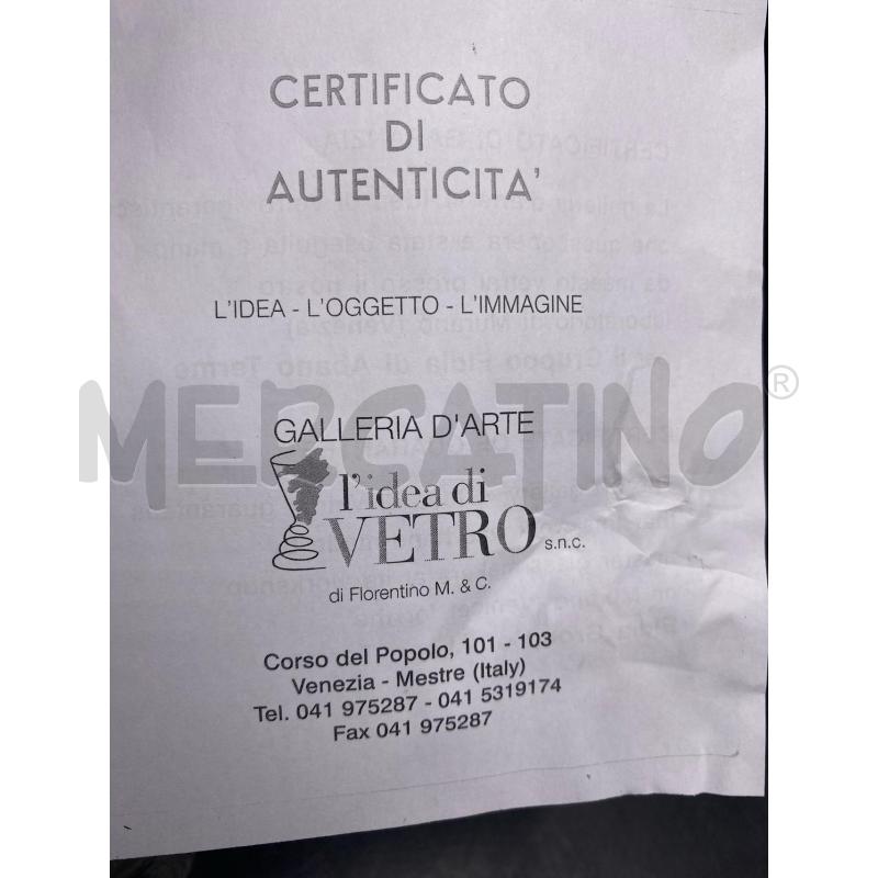 APPLIQUE  MURRINA DESIGNER CENEDESE 50CM | Mercatino dell'Usato Roma porta di roma 2