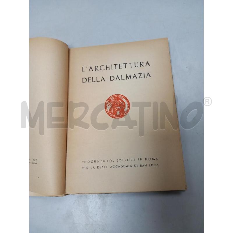 ARCHITETTURA DELLA DALMAZIA 1943 | Mercatino dell'Usato Roma porta di roma 4