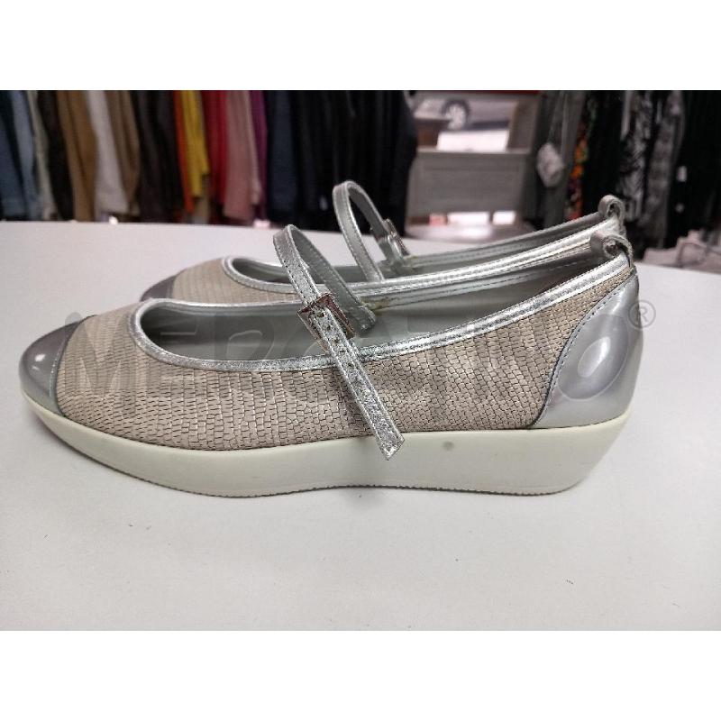 BALLERINA HOGAN BEIGE ARGENTATO | Mercatino dell'Usato Roma porta di roma 2