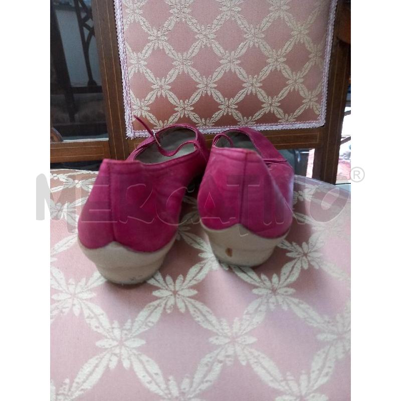 BALLERINA SALVATORE FERRAGAMO ROSSO PELLE | Mercatino dell'Usato Roma porta di roma 3