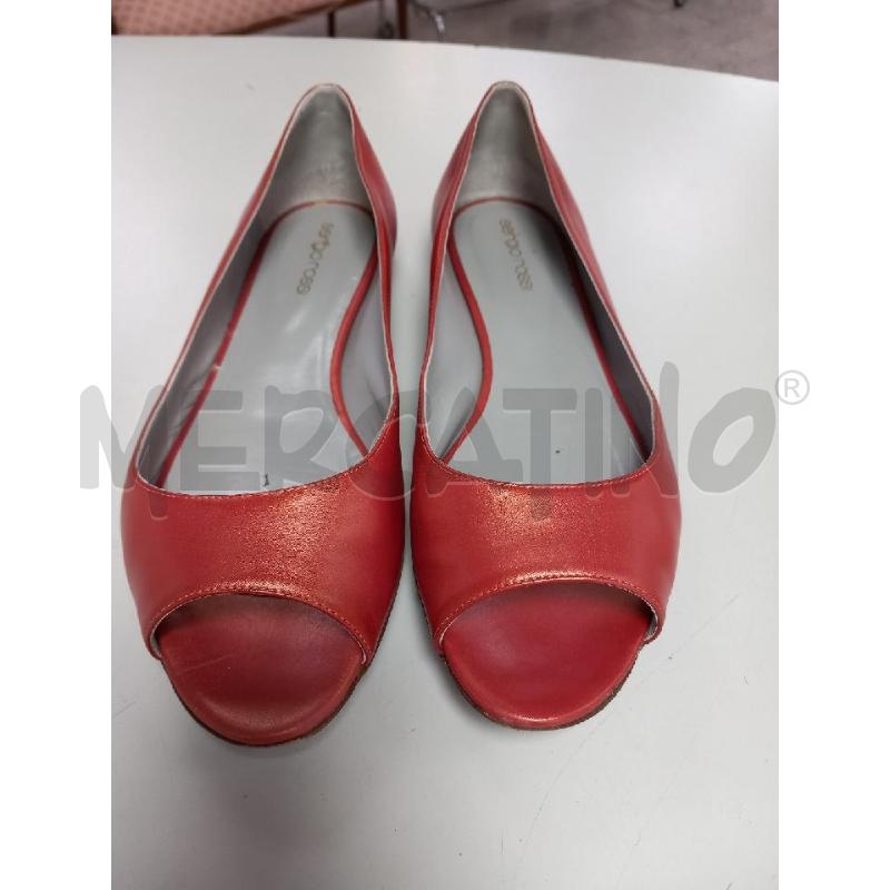 BALLERINA SERGIO ROSSI ROSSE | Mercatino dell'Usato Roma porta di roma 1