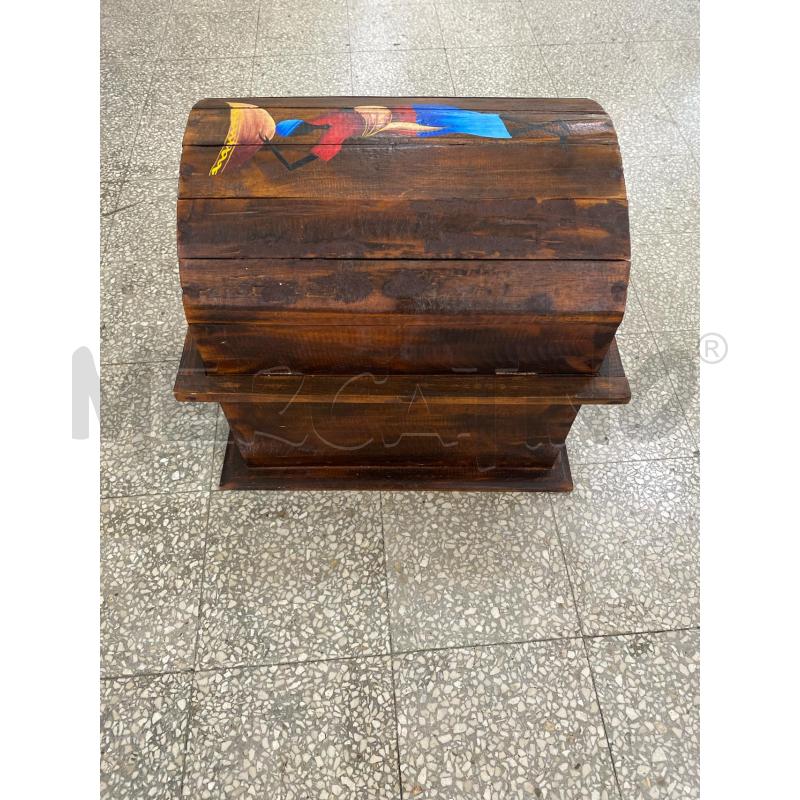 BAULETTO  LEGNO COLORATO | Mercatino dell'Usato Roma porta di roma 3