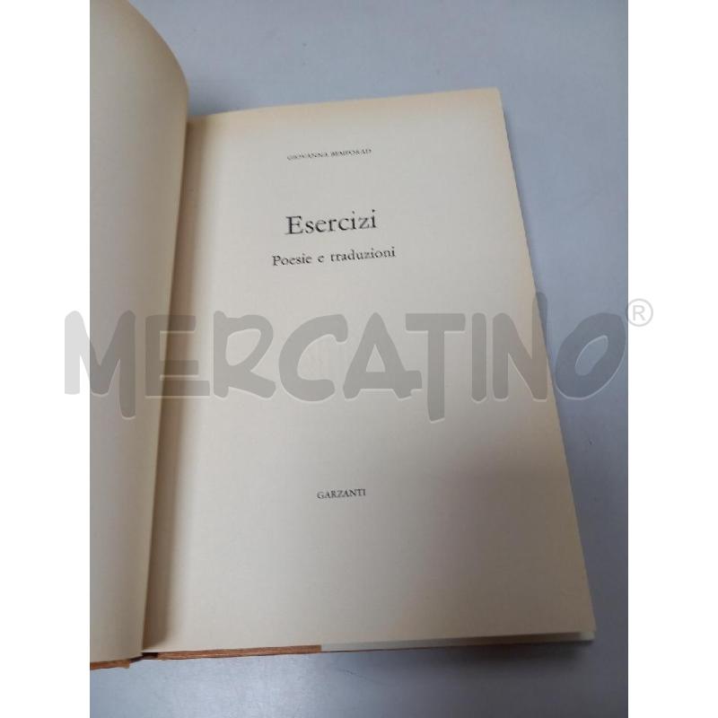 BEMPORAD ESERCIZI GARZANTI 1 EDIZIONE | Mercatino dell'Usato Roma porta di roma 2
