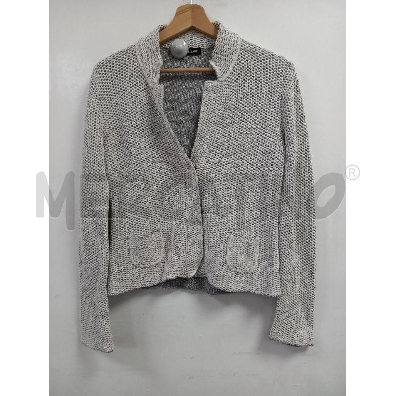 BLAZER D ANNECLAIRE BEIGE COTONE MISTO LINO | Mercatino dell'Usato Roma porta di roma 1