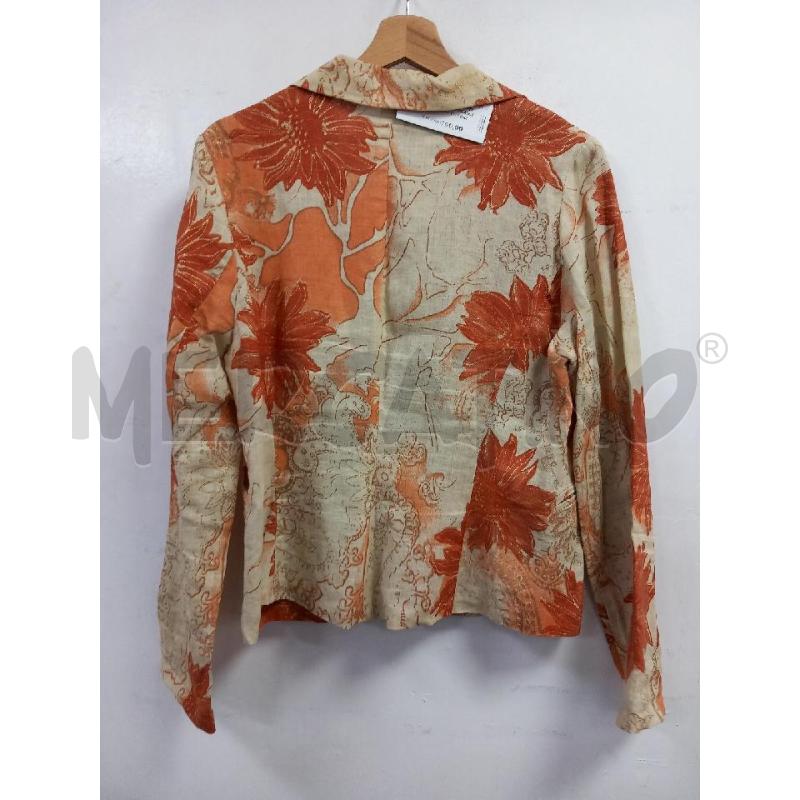 BLAZER D PINKO ARANCIO PURO LINO | Mercatino dell'Usato Roma porta di roma 3