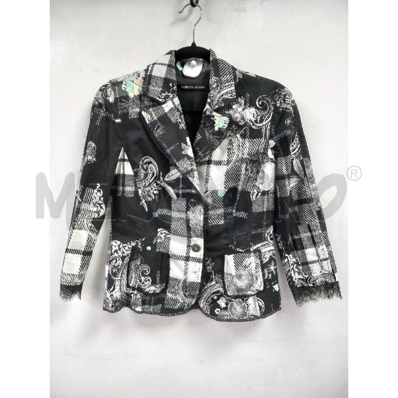 BLAZER D ROBERTA SCARPA NERO BIANCO FANTASIA  | Mercatino dell'Usato Roma porta di roma 1