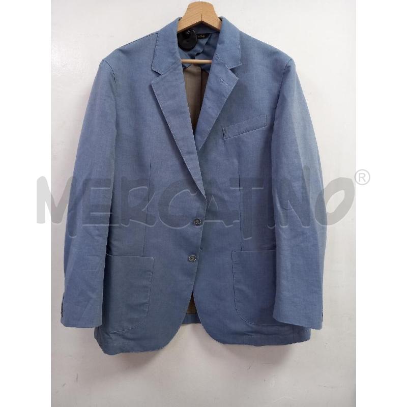 BLAZER U ENRICO COVERI CELESTE PURO COTONE | Mercatino dell'Usato Roma porta di roma 1