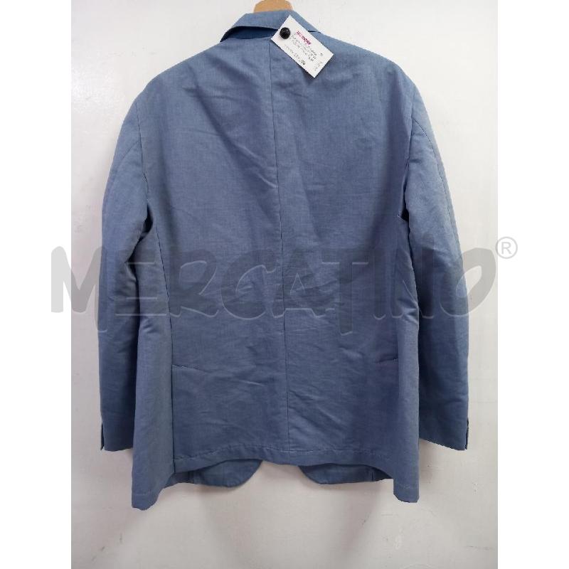 BLAZER U ENRICO COVERI CELESTE PURO COTONE | Mercatino dell'Usato Roma porta di roma 2