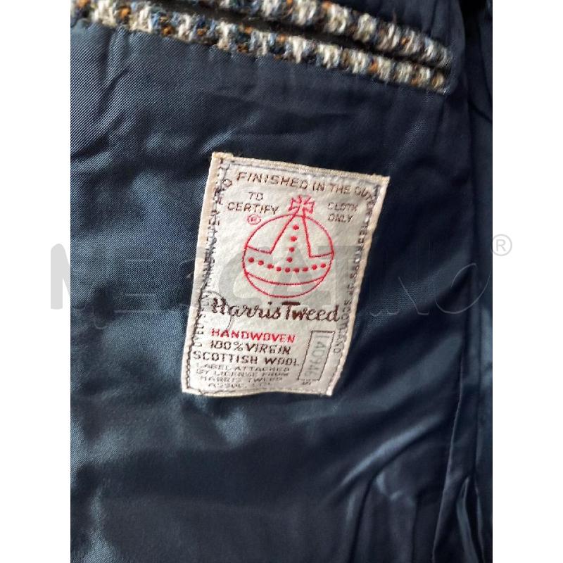 BLAZER U HARRIS TWEED VERDE BARSTRIPE PURA LANA | Mercatino dell'Usato Roma porta di roma 2
