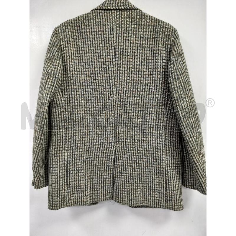 BLAZER U HARRIS TWEED VERDE BARSTRIPE PURA LANA | Mercatino dell'Usato Roma porta di roma 4