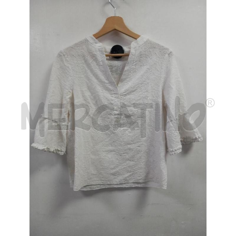 BLUSA D CAMOMILLA BIANCO | Mercatino dell'Usato Roma porta di roma 1