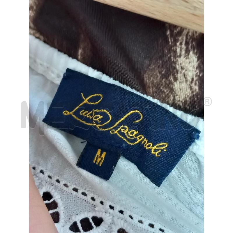 BLUSA D LUISA SPAGNOLI BIANCO TRAFORATO | Mercatino dell'Usato Roma porta di roma 3