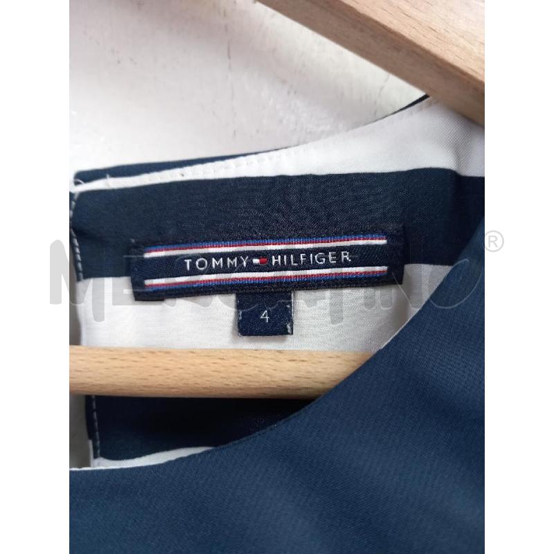 BLUSA D TOMMY HILFIGER BIANCO RIGHE BLU | Mercatino dell'Usato Roma porta di roma 2