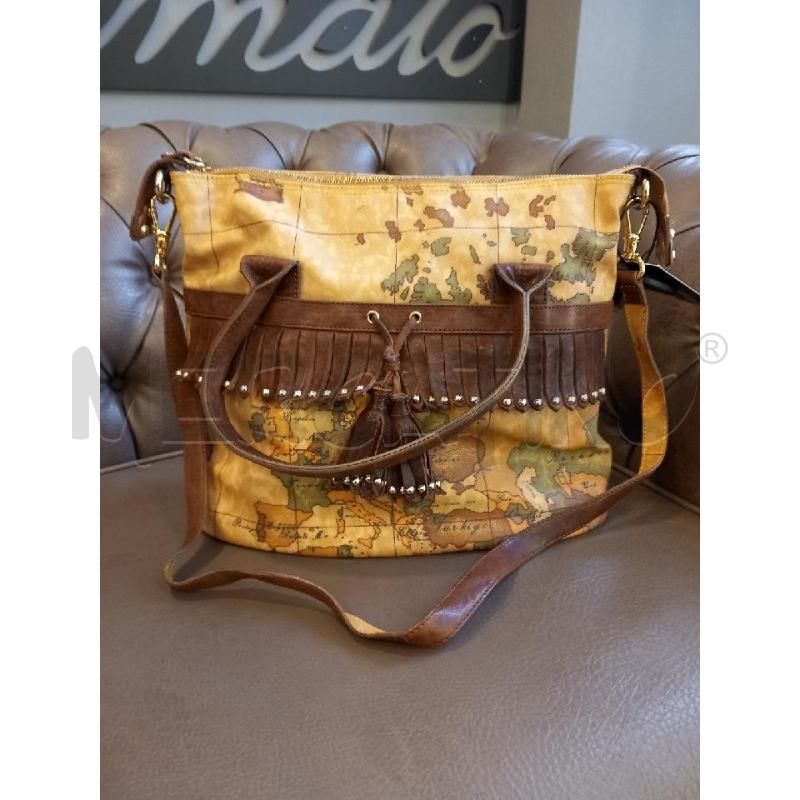 BORSA 1 CLASSE ALVIERO MARTINI PELLE EUROPA FRANGE | Mercatino dell'Usato Roma porta di roma 1