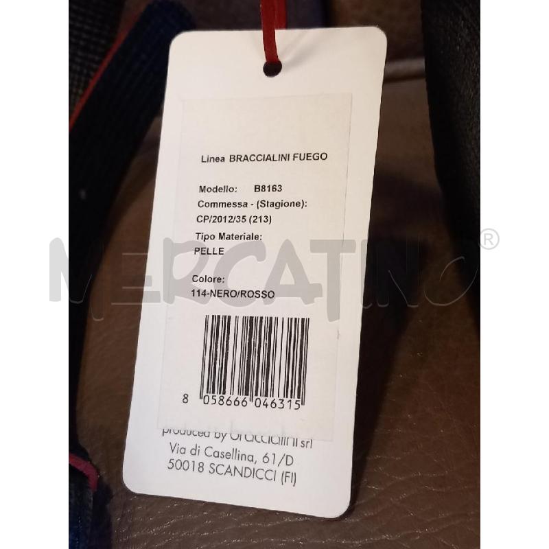 BORSA BRACCIALINI FUEGO ROSSO NERO | Mercatino dell'Usato Roma porta di roma 4