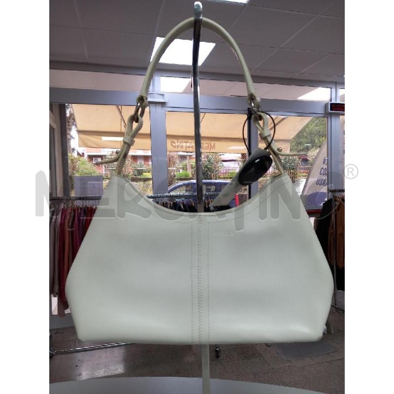 BORSA DONNA A SPALLA FURLA BIANCA | Mercatino dell'Usato Roma porta di roma 1
