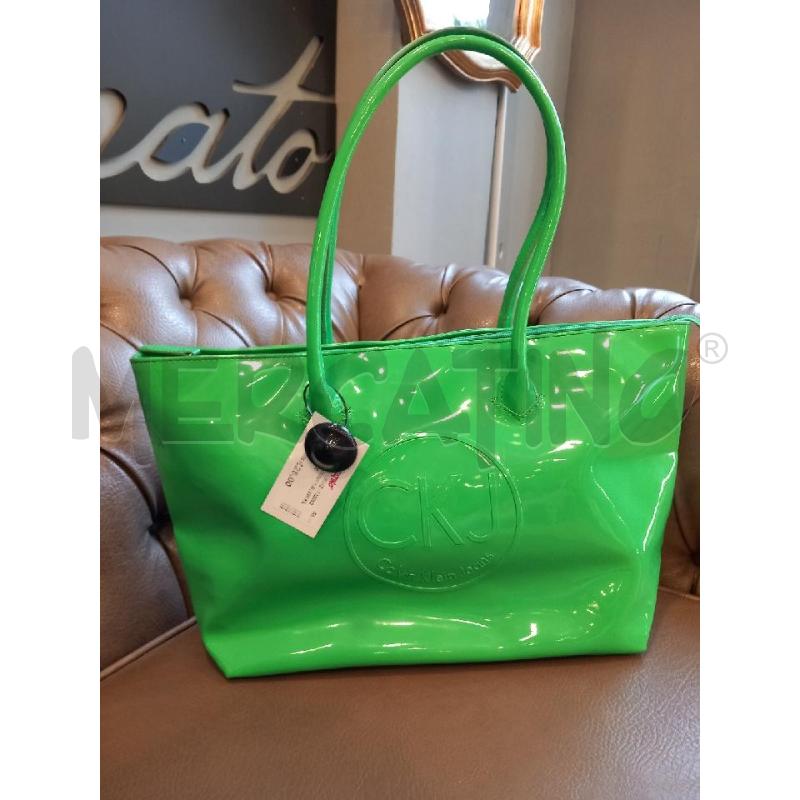 BORSA DONNA CALVIN KLEIN VERDE | Mercatino dell'Usato Roma porta di roma 1