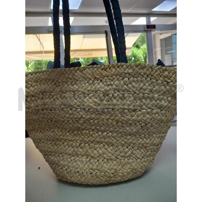 BORSA DONNA CAMOMILLA MARE BLU PAGLIA | Mercatino dell'Usato Roma porta di roma 2
