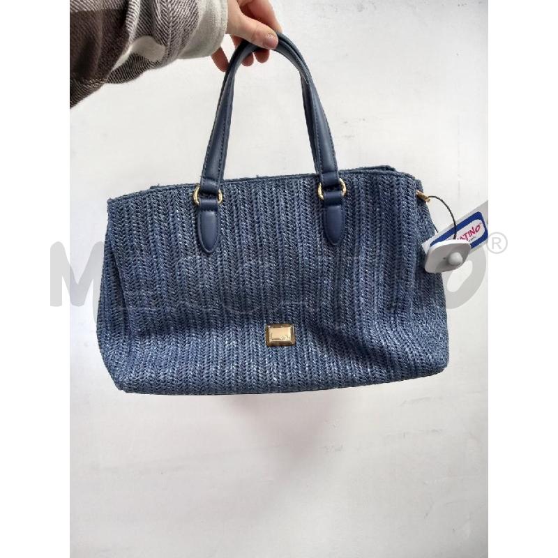 BORSA DONNA CARPISA BLU NO TRACOLLA | Mercatino dell'Usato Roma porta di roma 1