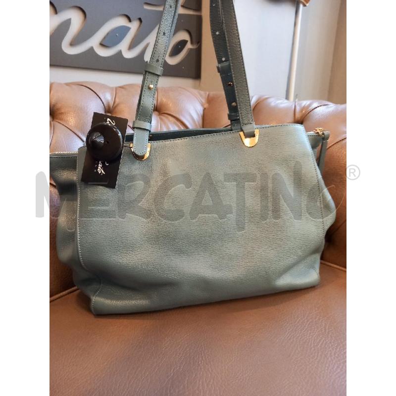 BORSA DONNA COCCINELLE PETROLIO | Mercatino dell'Usato Roma porta di roma 3