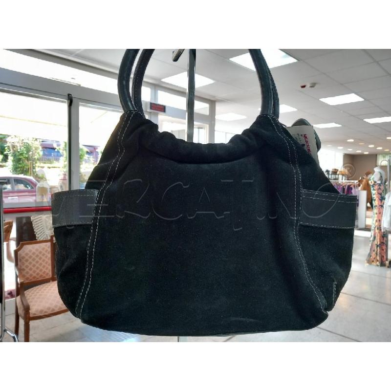 BORSA DONNA FURLA NERA VELLUTO | Mercatino dell'Usato Roma porta di roma 3