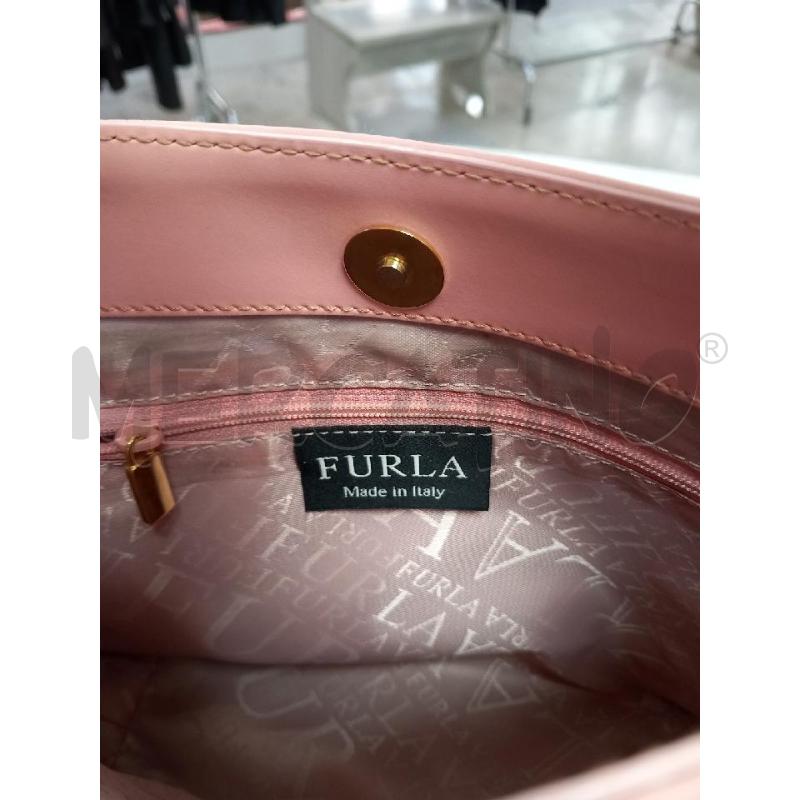 BORSA DONNA FURLA ROSA MELETTA | Mercatino dell'Usato Roma porta di roma 5