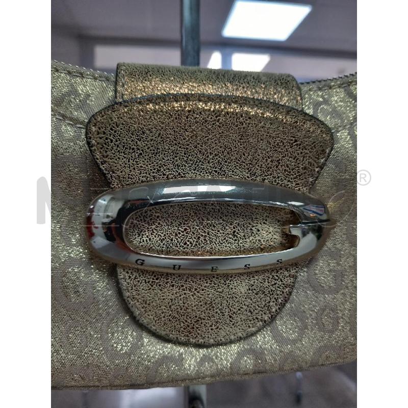 BORSA DONNA GUESS A SPALLA DORATA | Mercatino dell'Usato Roma porta di roma 2
