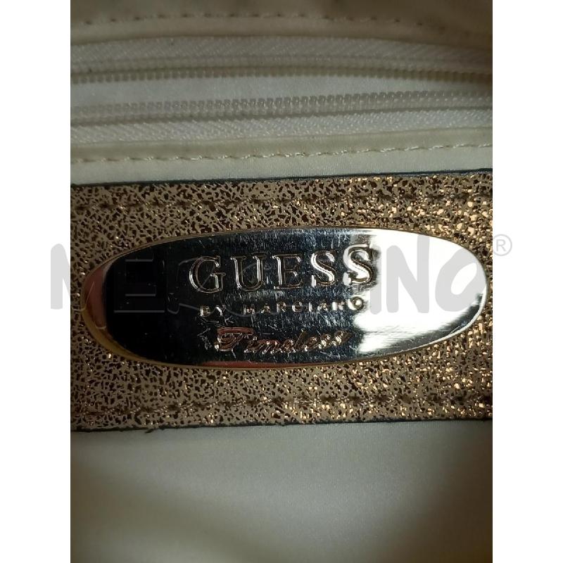BORSA DONNA GUESS A SPALLA DORATA | Mercatino dell'Usato Roma porta di roma 4