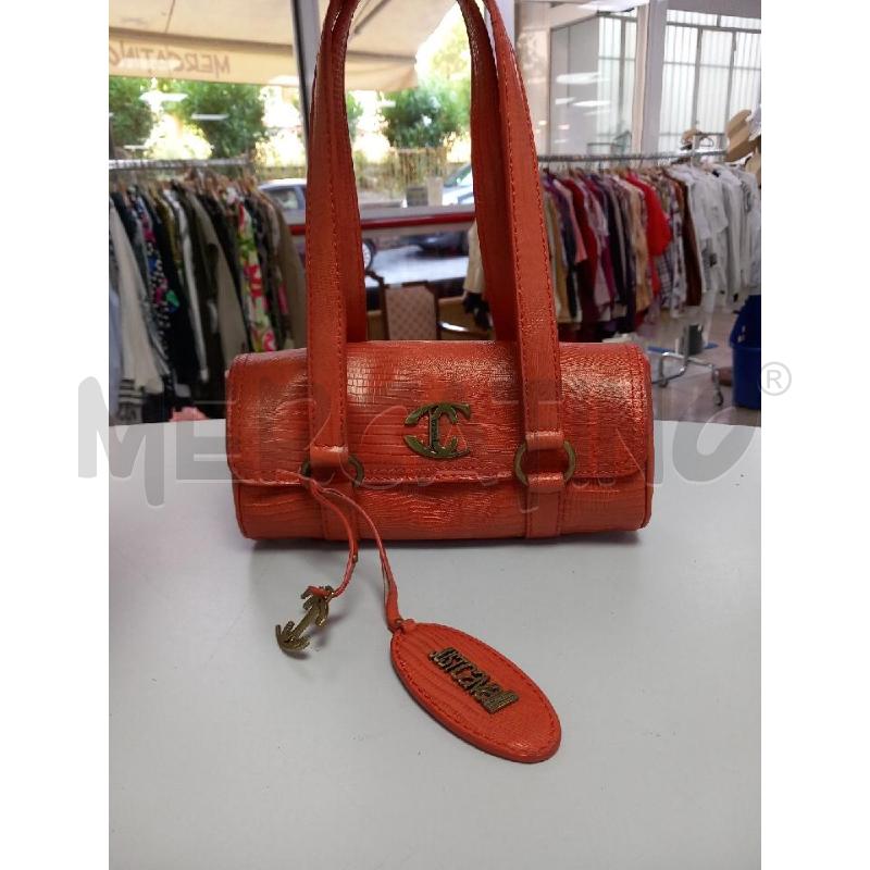 BORSA DONNA JUST CAVALLI ARANCIO | Mercatino dell'Usato Roma porta di roma 1