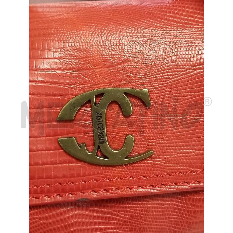 BORSA DONNA JUST CAVALLI ARANCIO | Mercatino dell'Usato Roma porta di roma 2