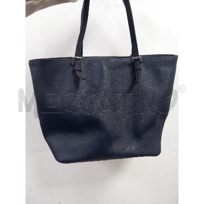 BORSA DONNA MICHAEL KORS BLU JET SET PELLE  | Mercatino dell'Usato Roma porta di roma 2