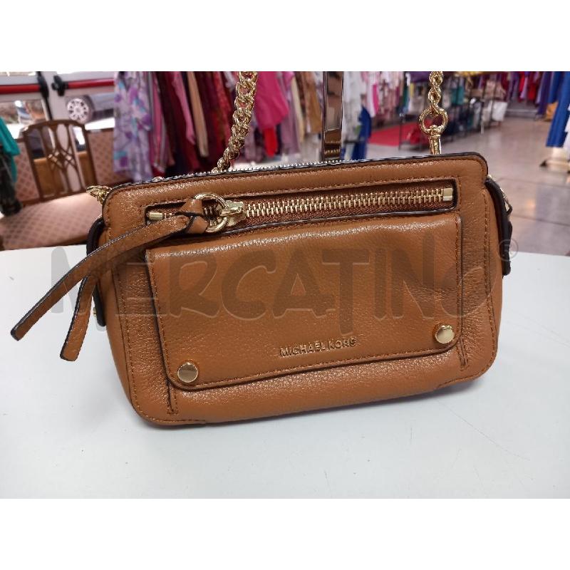 BORSA DONNA MICHAEL KORS MARRONE TRACOLLA | Mercatino dell'Usato Roma porta di roma 2