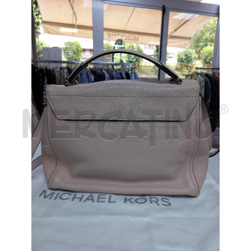 BORSA DONNA MICHAEL KORS ROSA PELLE MARTELLATA  | Mercatino dell'Usato Roma porta di roma 3