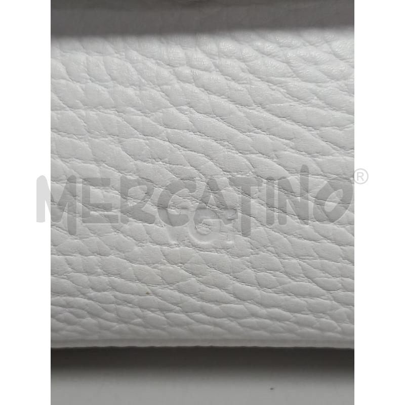 BORSA DONNA PELLE BIANCA VOI | Mercatino dell'Usato Roma porta di roma 2