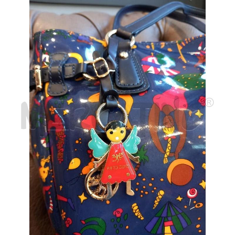 BORSA DONNA PIERO GUIDI BLU FANTASIA | Mercatino dell'Usato Roma porta di roma 2