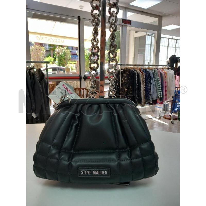 BORSA DONNA STEVE MADDEN NERA | Mercatino dell'Usato Roma porta di roma 1