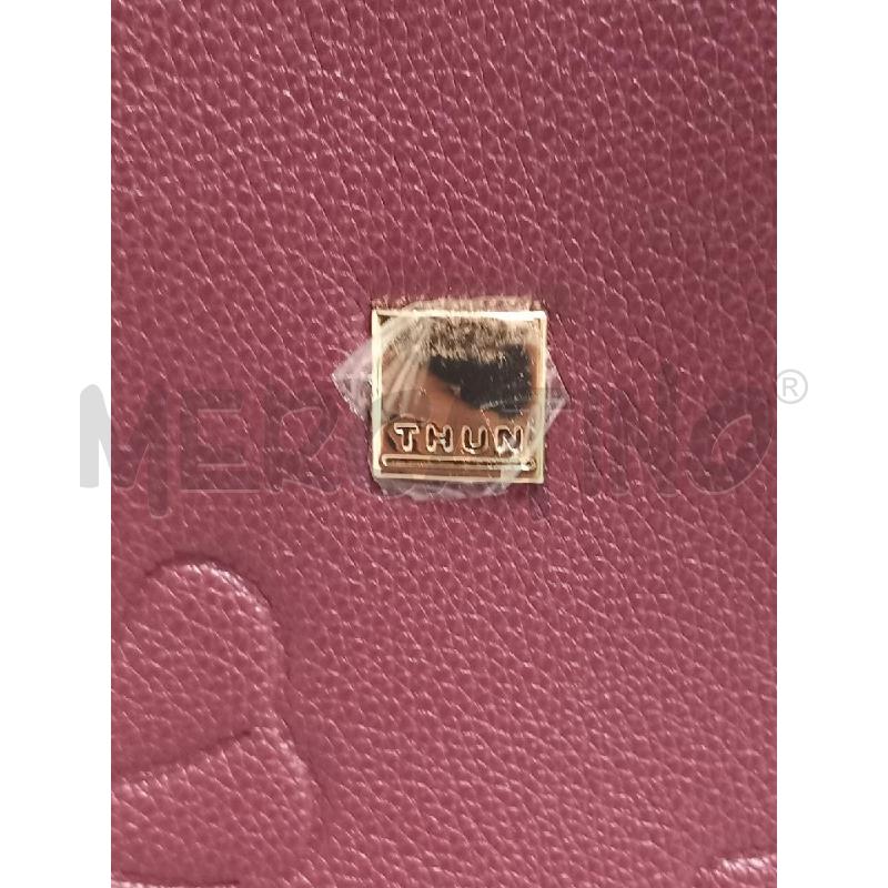 BORSA DONNA THUN BORDEAUX | Mercatino dell'Usato Roma porta di roma 2