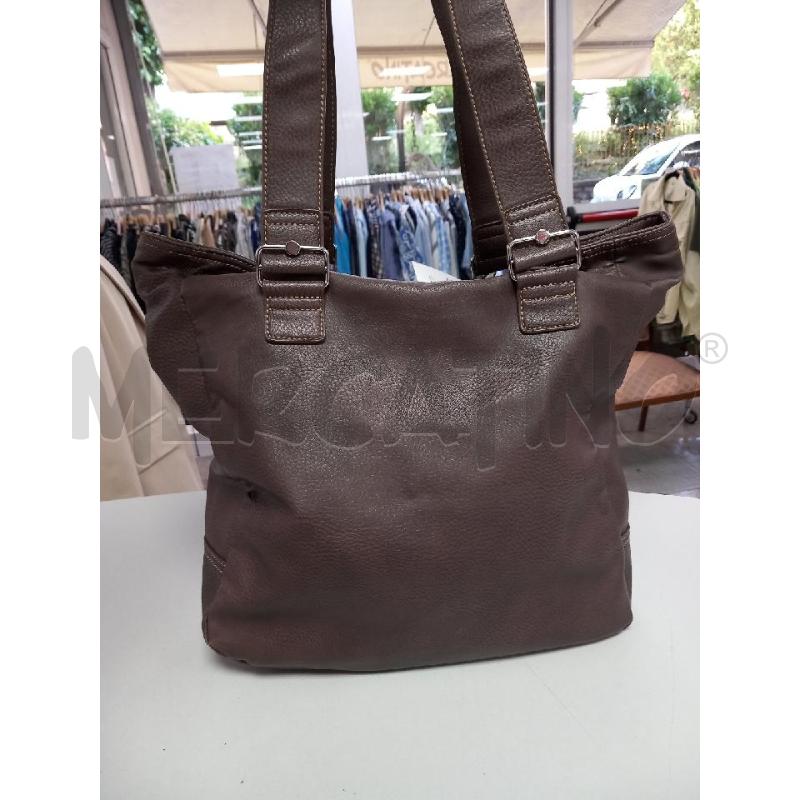 BORSA DONNA TOMMY HILFIGER MARRONE | Mercatino dell'Usato Roma porta di roma 3