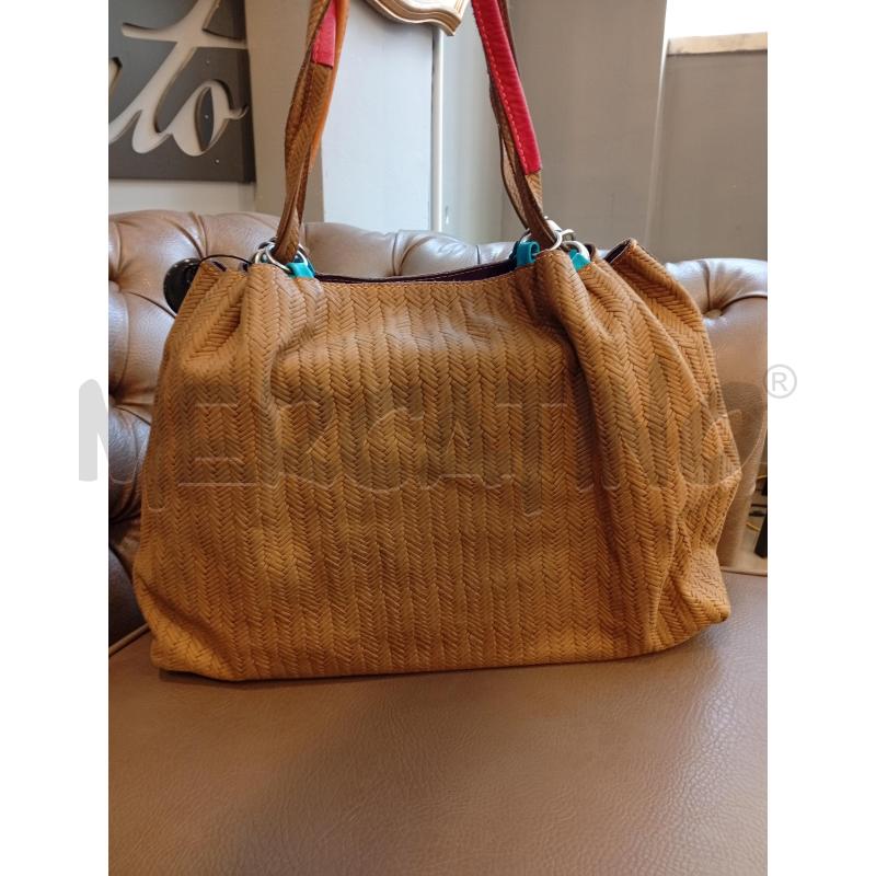 BORSA DONNA TRAMONTANO NAPOLI BEIGE | Mercatino dell'Usato Roma porta di roma 5